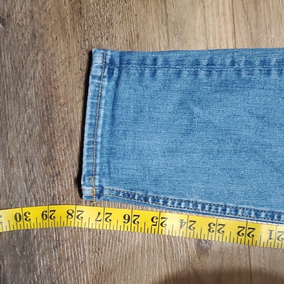 Vigoss Thompson Tomboy Blue Skinny Jeans with Distressed Fading - Picture 5 of 11